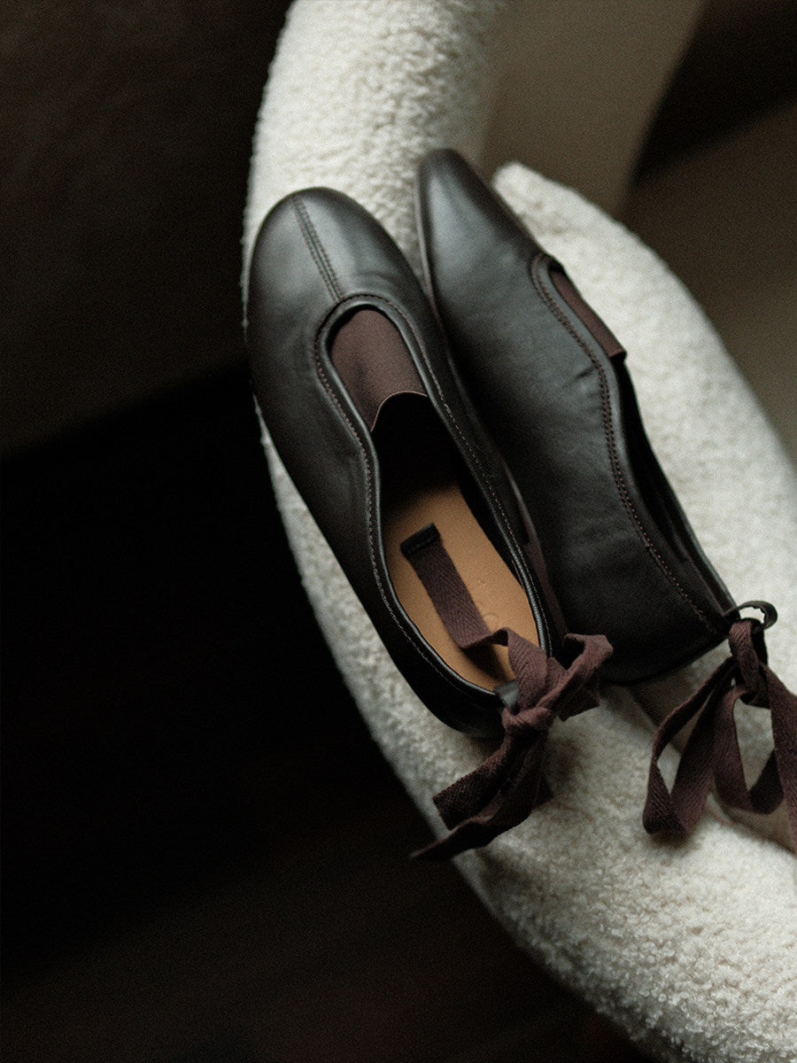 Detachable Ballet Shoes - Black