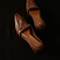 Retro Mid-Heel French-Style Pumps - Black