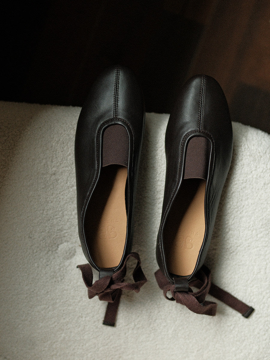 Detachable Ballet Shoes - Black