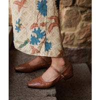 Low-Heeled Mary Jane - Black