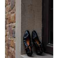 Low-Heeled Mary Jane - Black