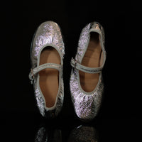 Mary Jane Pumps - Gold