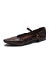 Low-Heeled Mary Jane - Dark brown