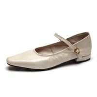 Low-Heeled Mary Jane - Black