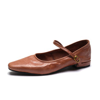 Low-Heeled Mary Jane - Black